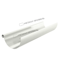 Желоб водосточный МЕТАЛЛ ПРОФИЛЬ GS lite D125х3000 Ral 9003